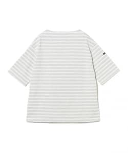 SAINT JAMES / ルーズフィット ボーダー ボートネック Tシャツ