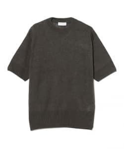 RENCONTRANT / リネン クルーネック ニット