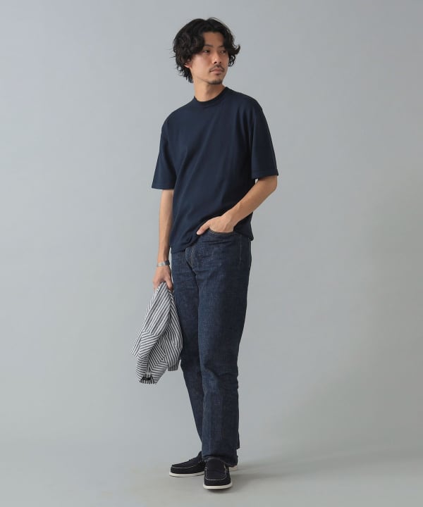 BEAMS F イタリア製 コットンニット ネイビー サイズ50 メンズ BEAMS F イタリア製 コットンニット ネイビー サイズ50 メンズ