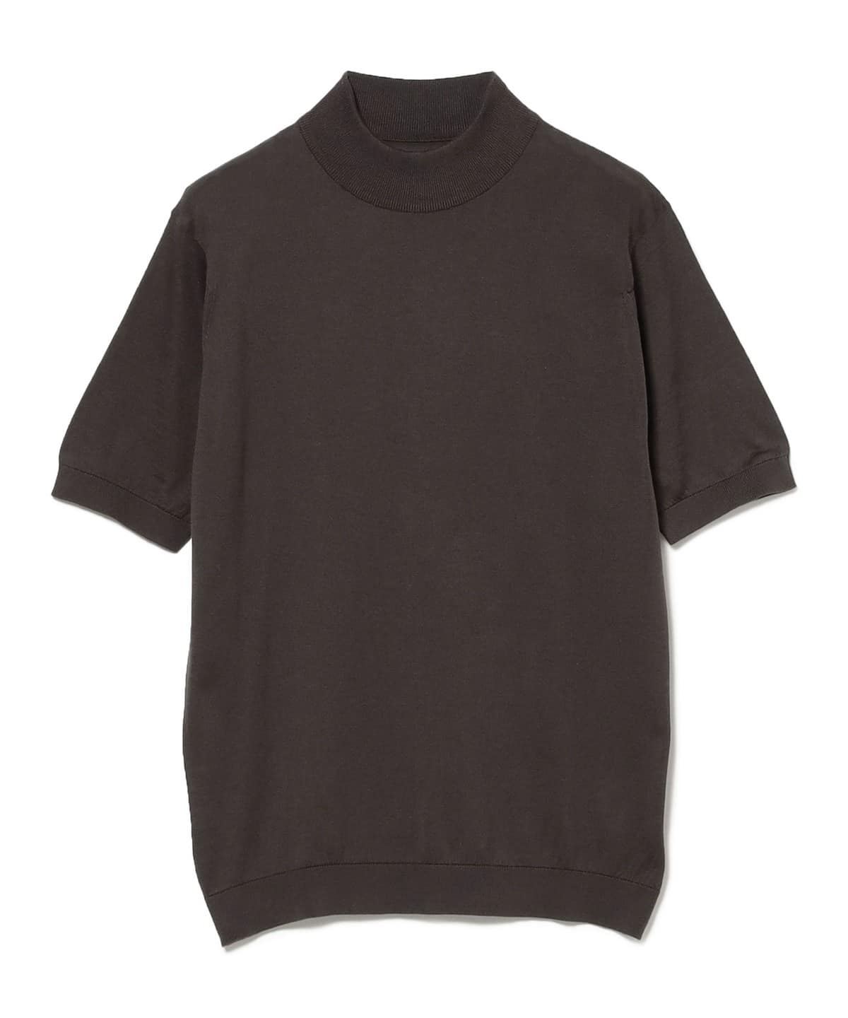 JOHN SMEDLEY ジョン スメドレー / ARBER コットン モックネックニット Tシャツ・カットソー MEN CHOCOLATE M JOHN SMEDLEY ジョン スメドレー / ARBER コットン モックネックニット Tシャツ・カットソー MEN CHOCOLATE M