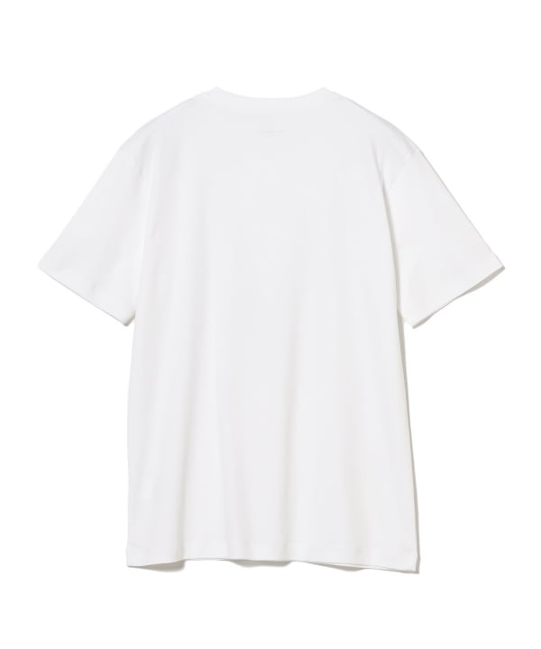 John Smedley (Beams F別注)ホワイト S コットン100% BEAMS F（ビームスF）【別注】JOHN SMEDLEY / コットン ボーダー
