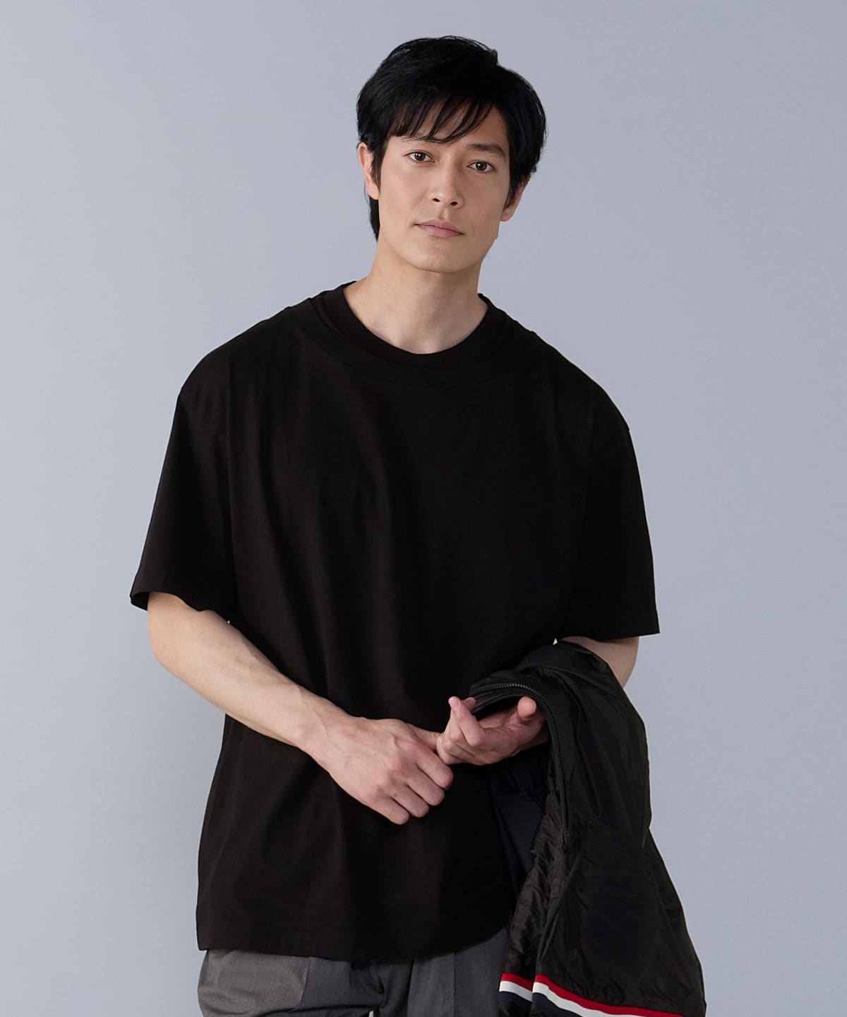BEAMS F（ビームスF）MONCLER / クルーネック Tシャツ（Tシャツ