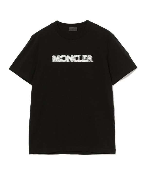 BEAMS F（ビームスF）MONCLER / ロゴ クルーネック Tシャツ（Tシャツ