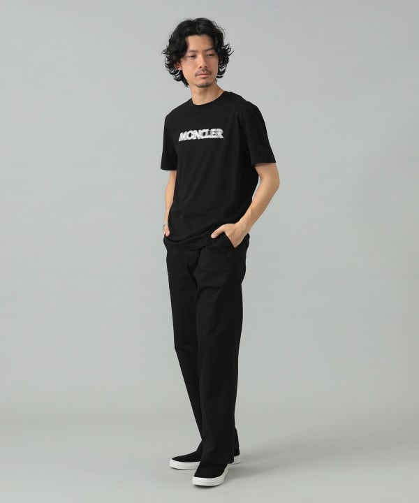 BEAMS F（ビームスF）MONCLER / ロゴ クルーネック Tシャツ（Tシャツ