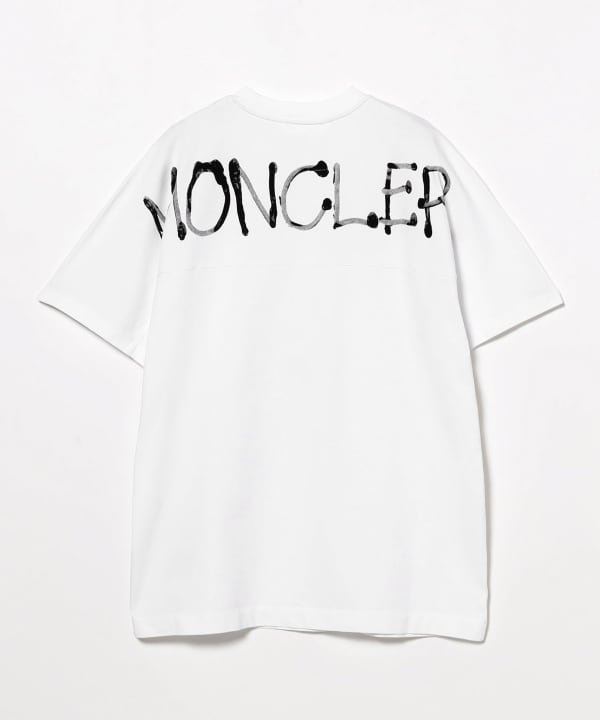 BEAMS F (BEAMS F) MONCLER / Back Print Crew Neck T-shirt (T
