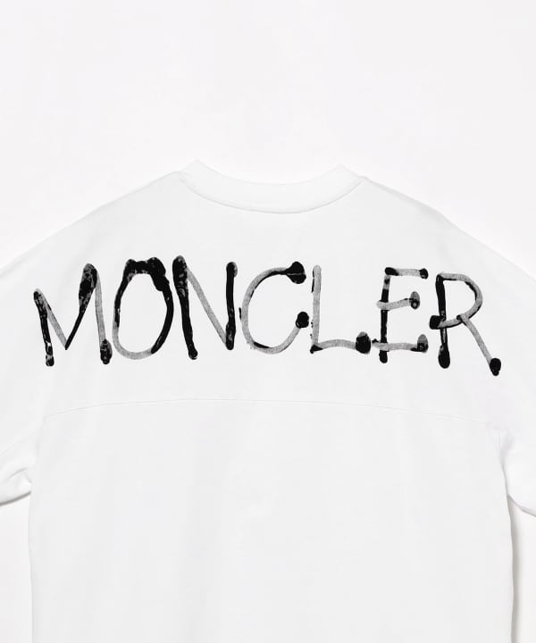 BEAMS F (BEAMS F) MONCLER / Back Print Crew Neck T-shirt (T