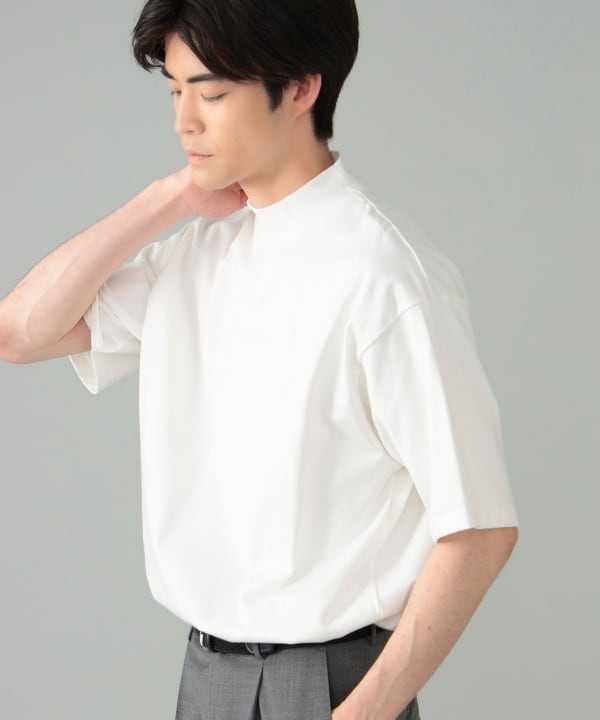 BEAMS GOLF ショートスリーブ プルオーバーシャツ XLモックネック BEAMS GOLF（ビームス ゴルフ）B.G.THREE / ALL-TIME