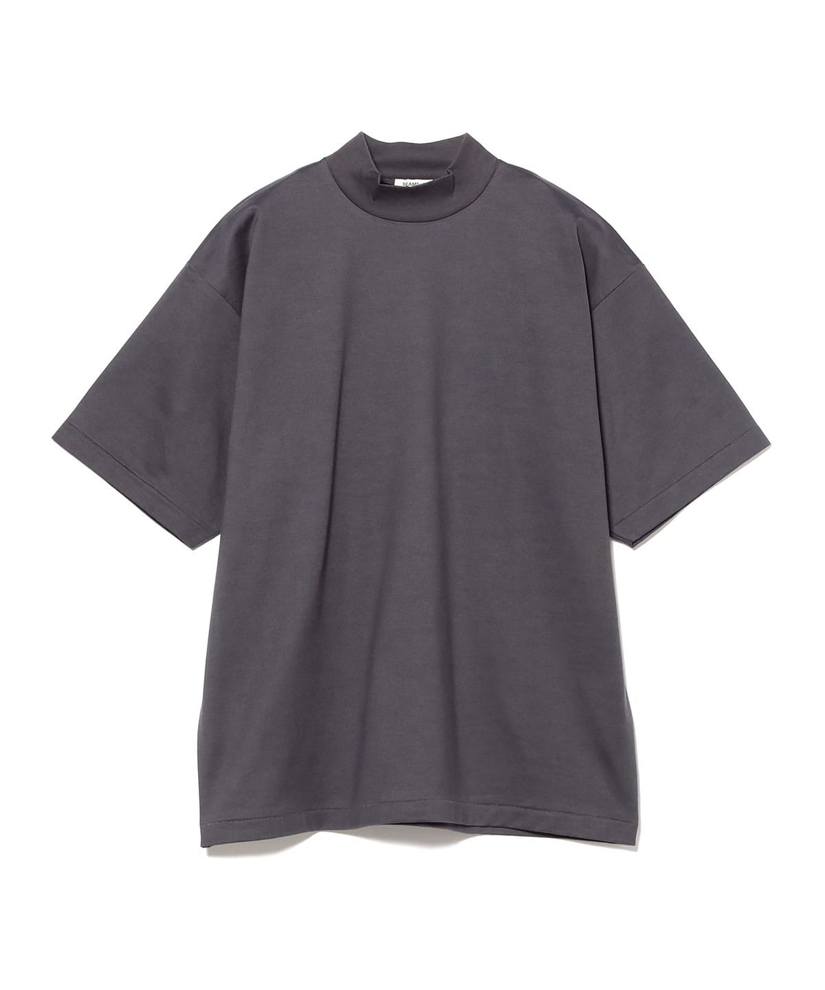 コーコランコットン ショートスリーブ モックネック コンフォートフィット Tシャツ Tシャツ・カットソー MEN CHARCOAL. G L コーコランコットン ショートスリーブ モックネック コンフォートフィット Tシャツ Tシャツ・カットソー MEN CHARCOAL. G L