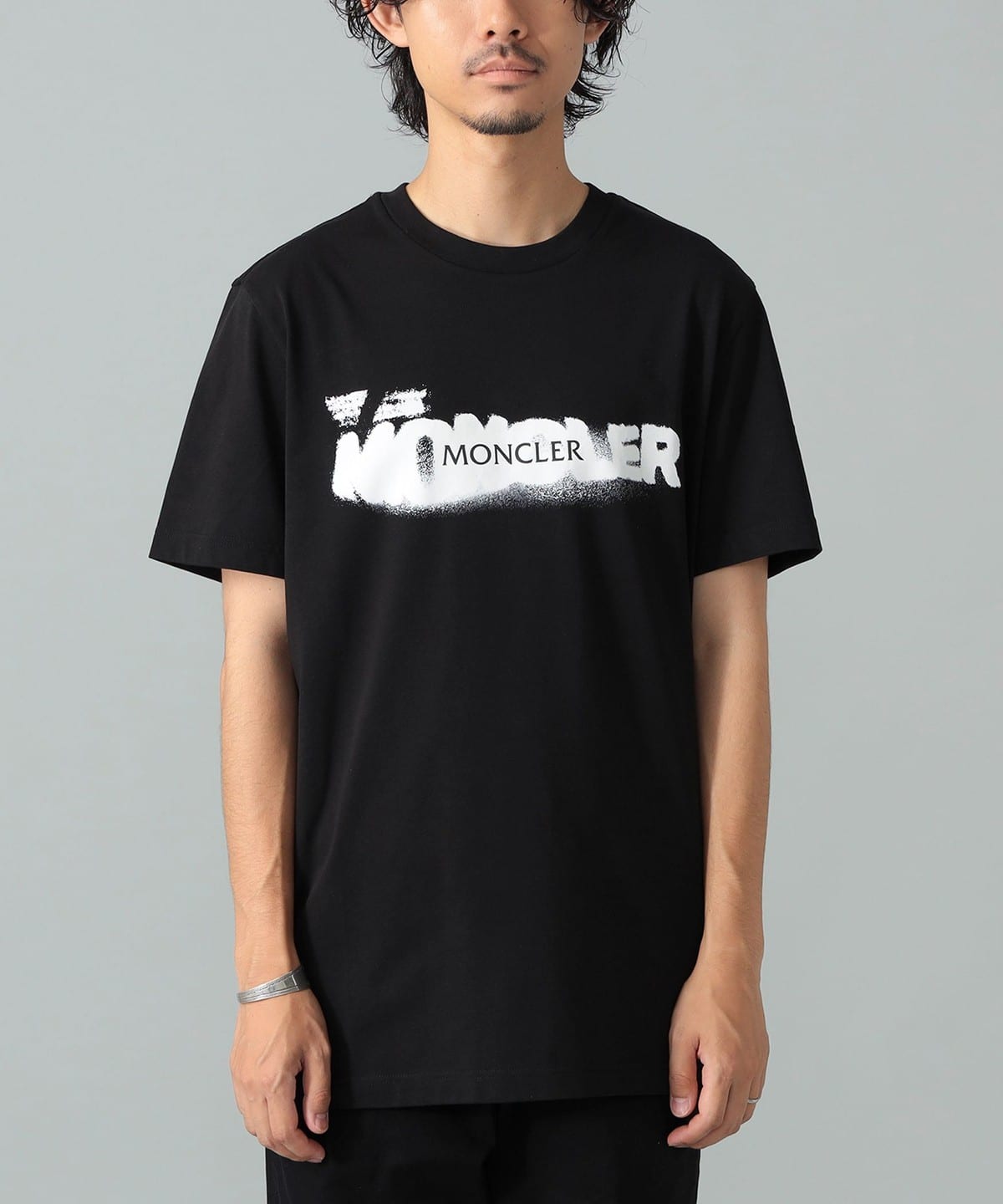 新品　モンクレール　Tシャツ MONCLER モンクレール Tシャツ カットソー ブラック メンズ