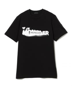 MONCLER / スプレーロゴ クルーネック Tシャツ