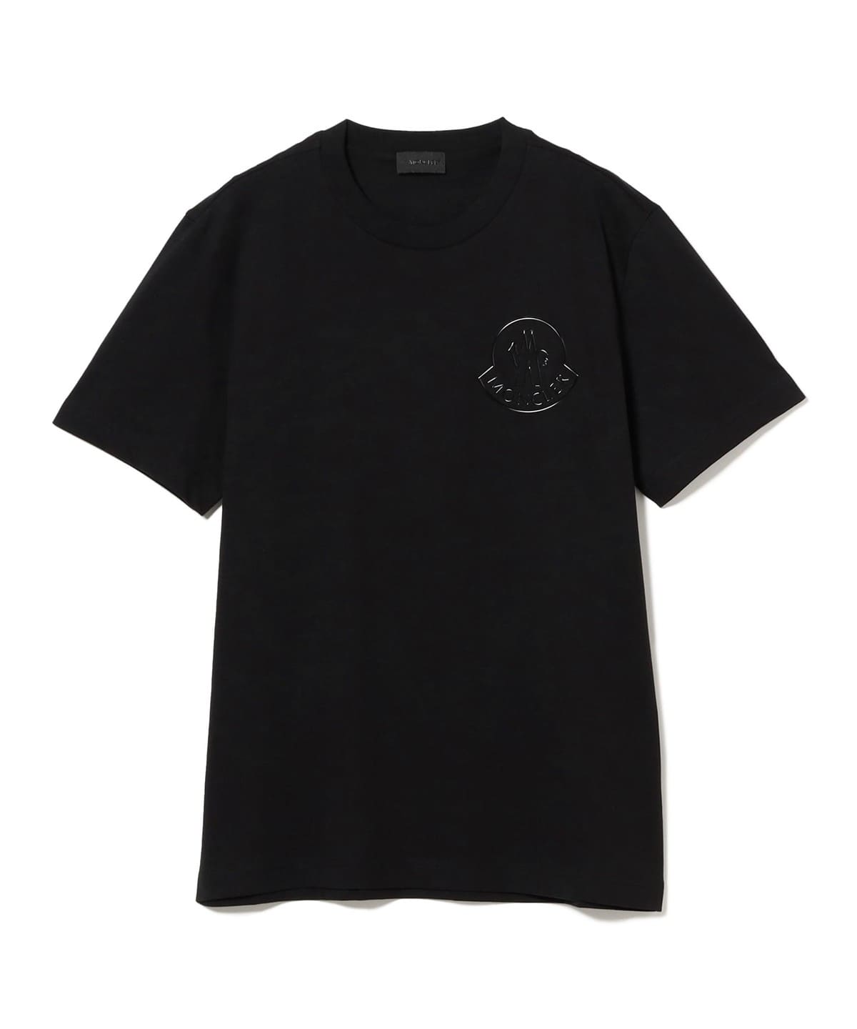 MONCLER モンクレール / ラバーロゴ クルーネック Tシャツ Tシャツ・カットソー MEN BLACK/999 L MONCLER モンクレール / ラバーロゴ クルーネック Tシャツ Tシャツ・カットソー MEN BLACK/999 L