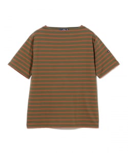 SAINT JAMES / PIRIAC コットン ボートネック ボーダー Tシャツ