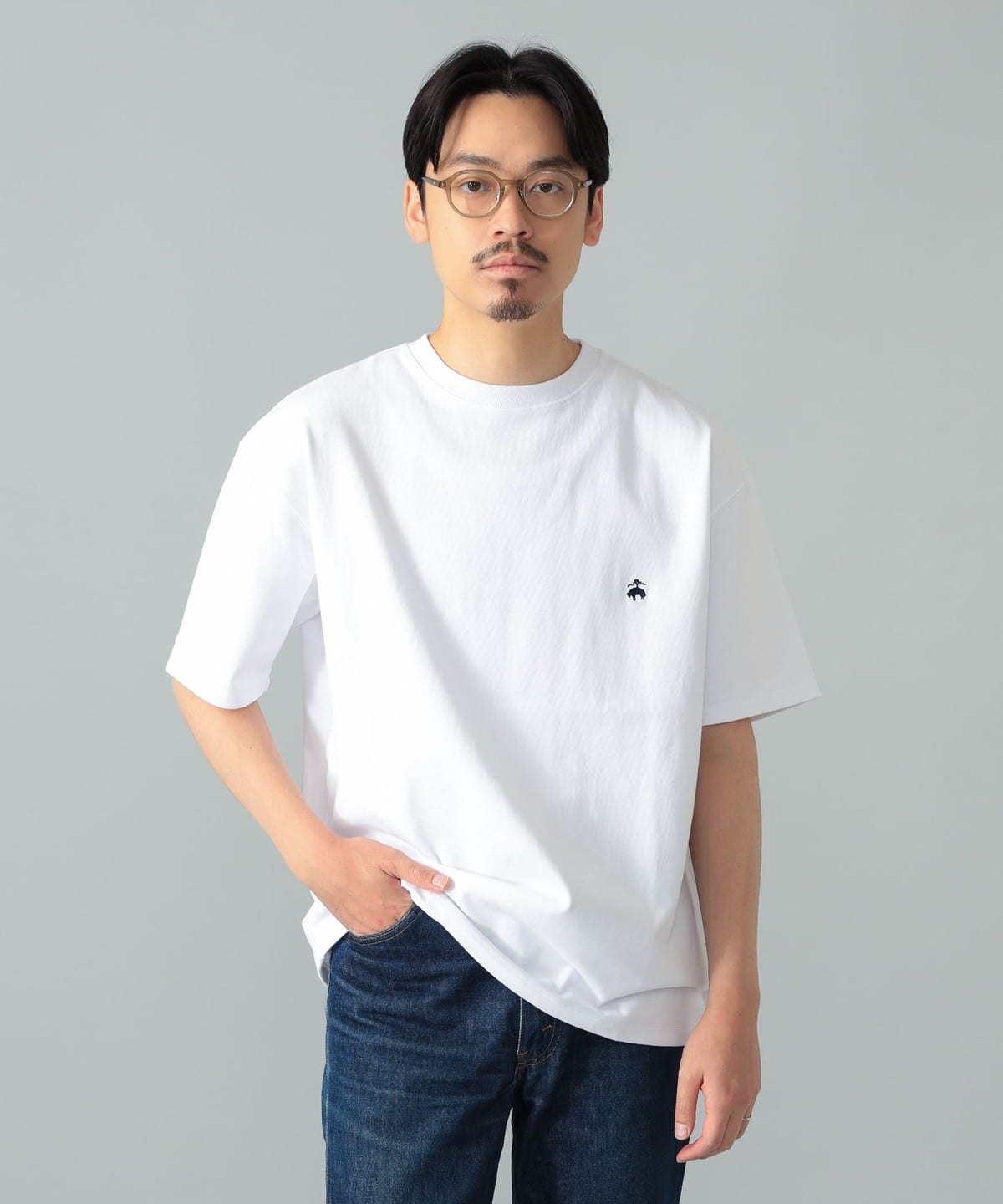 ビームスF Brooks Brothers ヘブィーウェイトT BEAMS F（ビームスF）Brooks Brothers / ヘビーウェイト Tシャツ（T