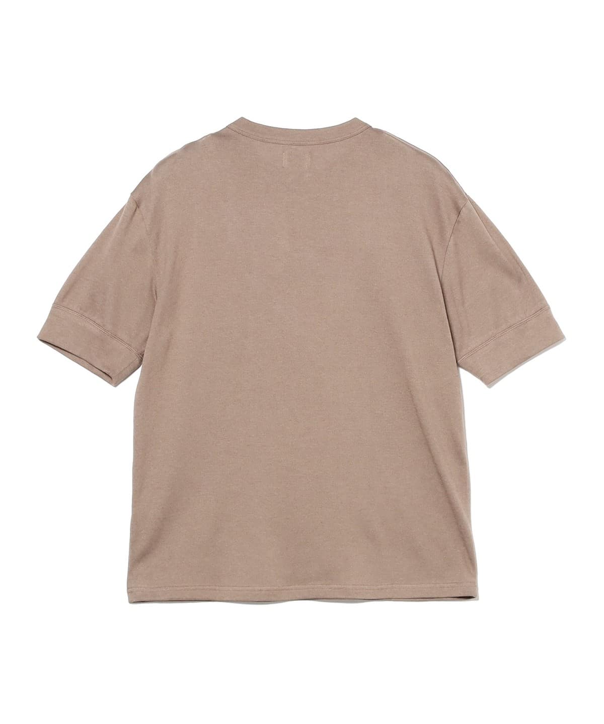 BEAMS F（ビームスF）Bonfil / コットンカシミヤ クルーネック リブ T 