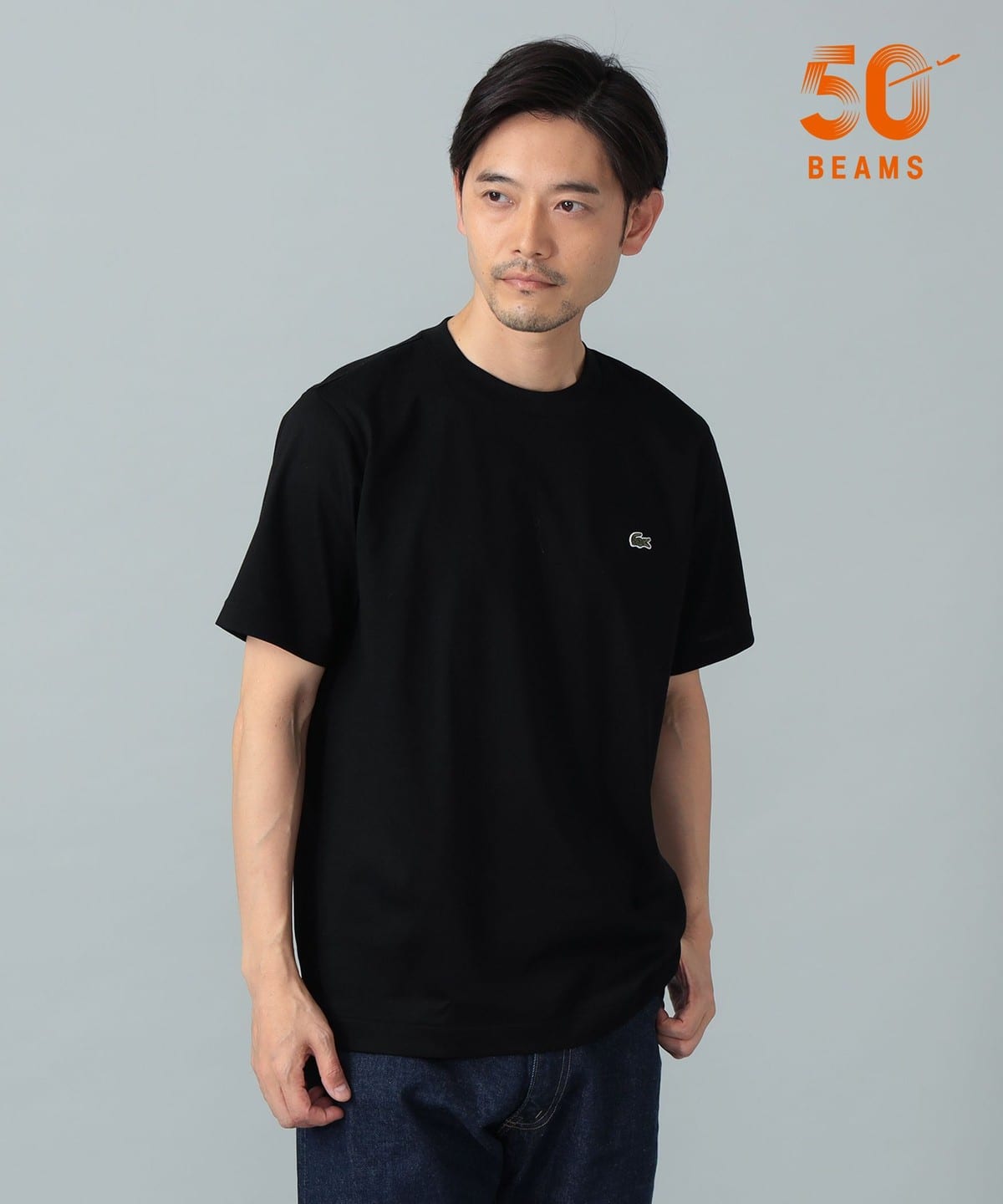 BEAMS F（ビームスF）【別注】LACOSTE / ロゴ Tシャツ（Tシャツ