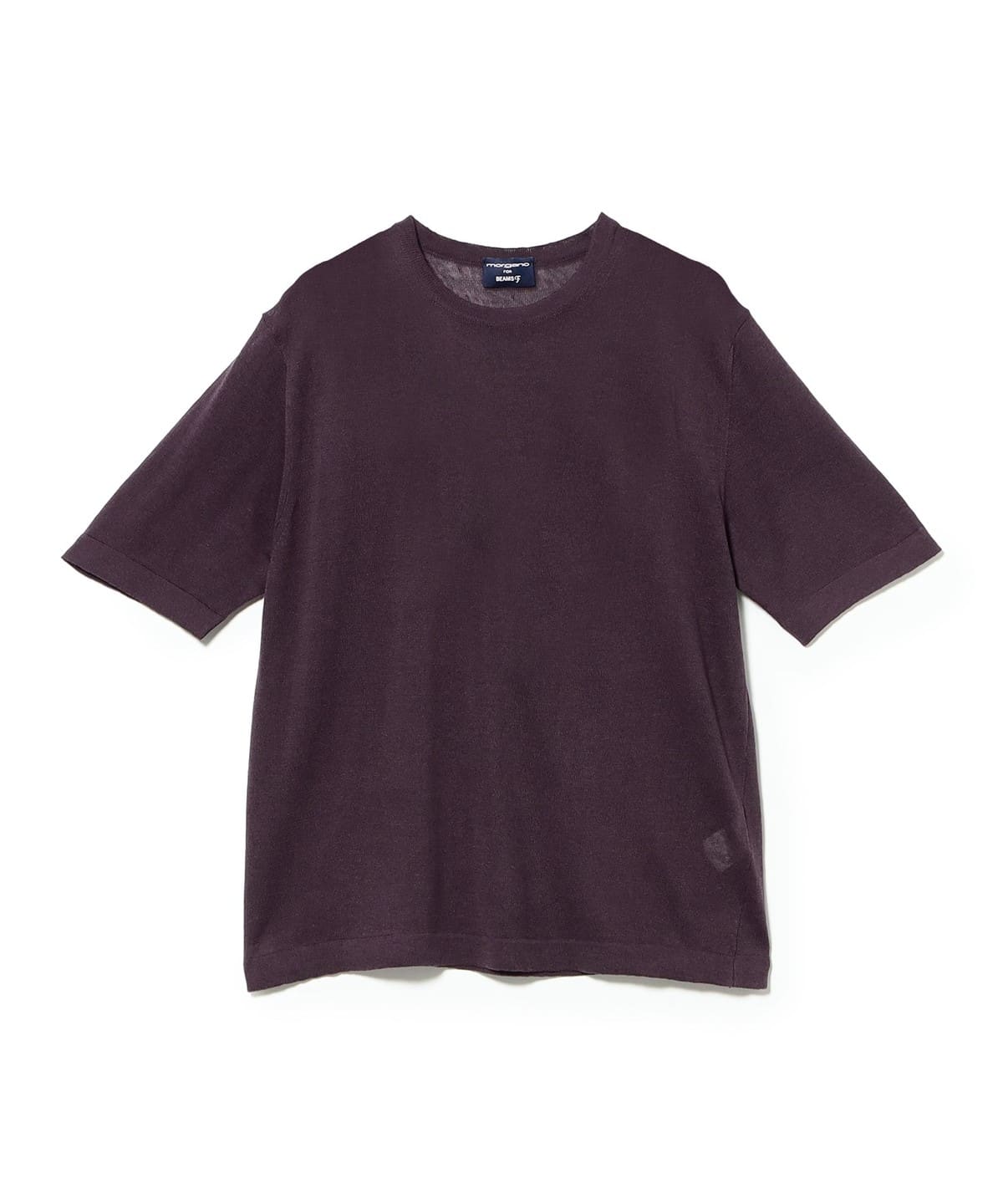 BEAMS F（ビームスF）【別注】MORGANO / コットンリネン クルーネック