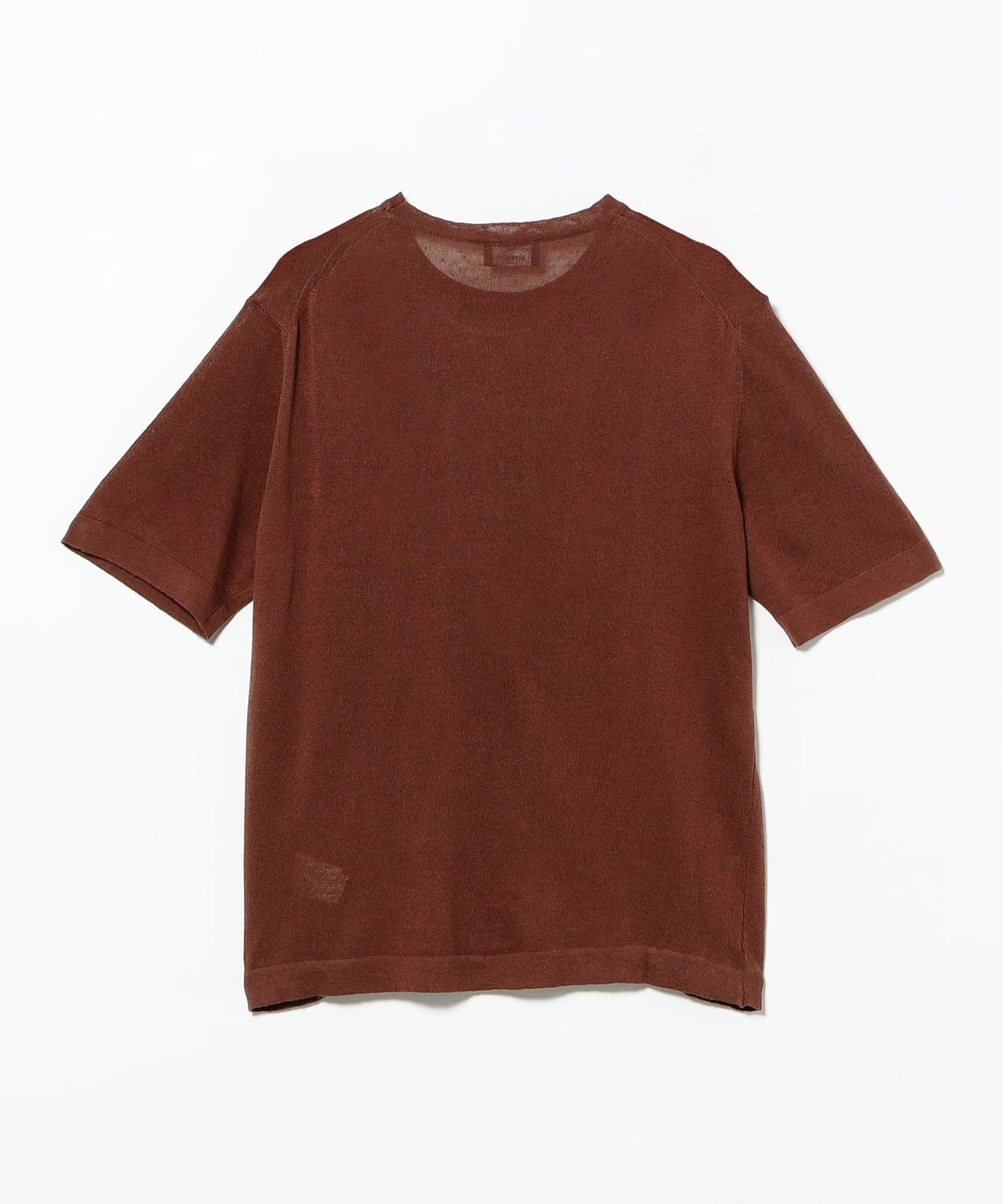 BEAMS F（ビームスF）【別注】MORGANO / コットンリネン クルーネック