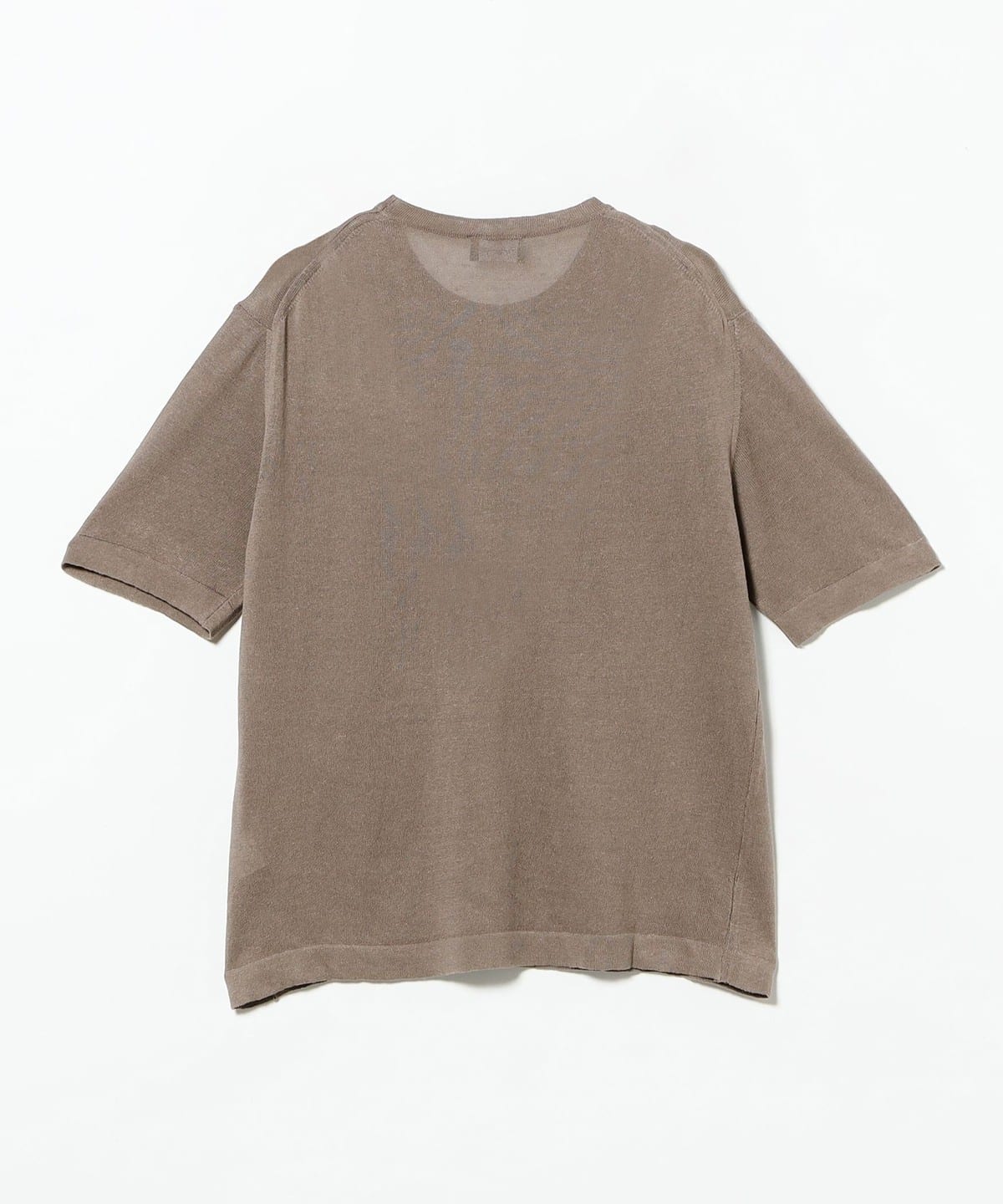 BEAMS F（ビームスF）【別注】MORGANO / コットンリネン クルーネック