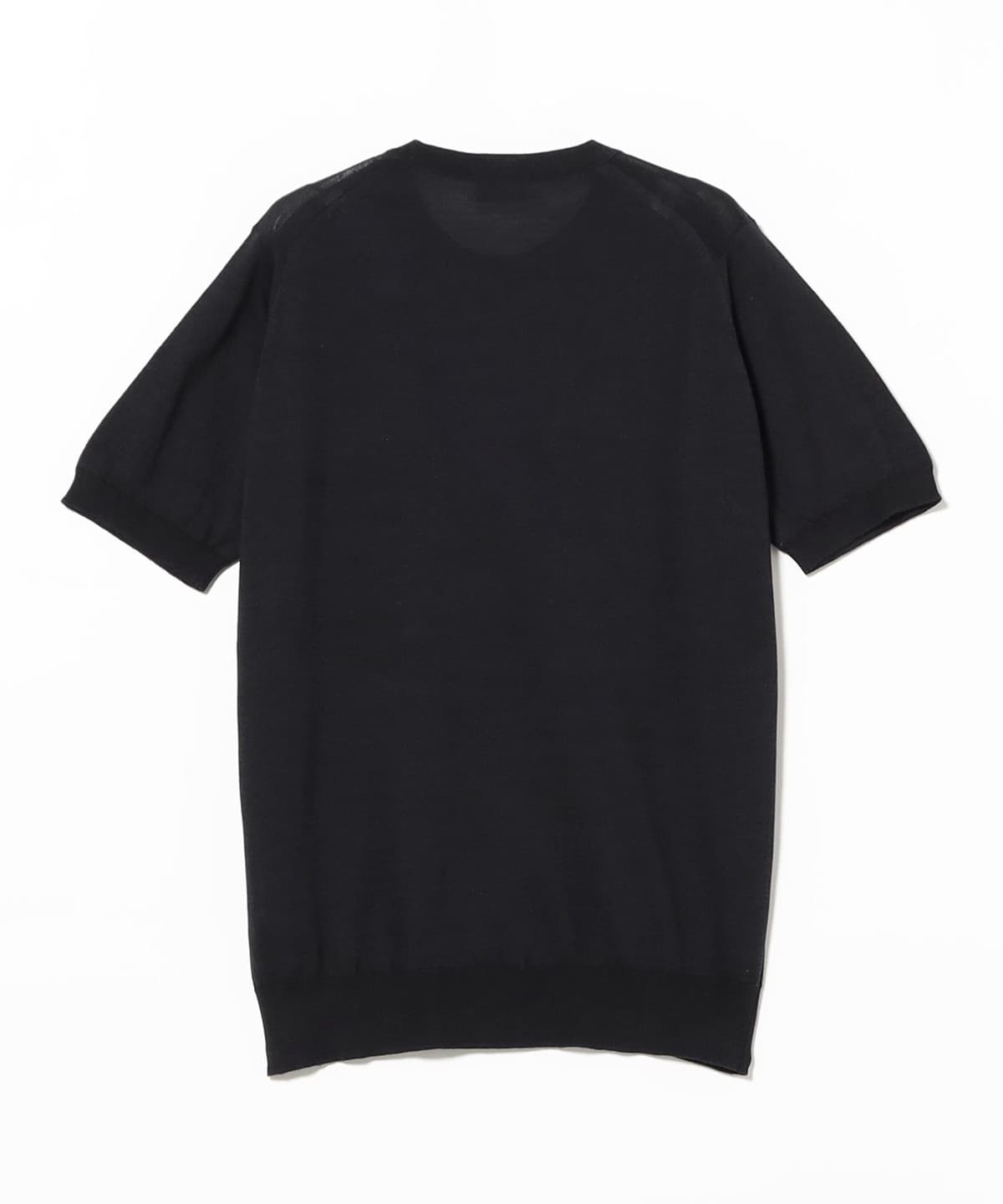BEAMS F（ビームスF）JOHN SMEDLEY / HILCOTE ウールコットン クルー