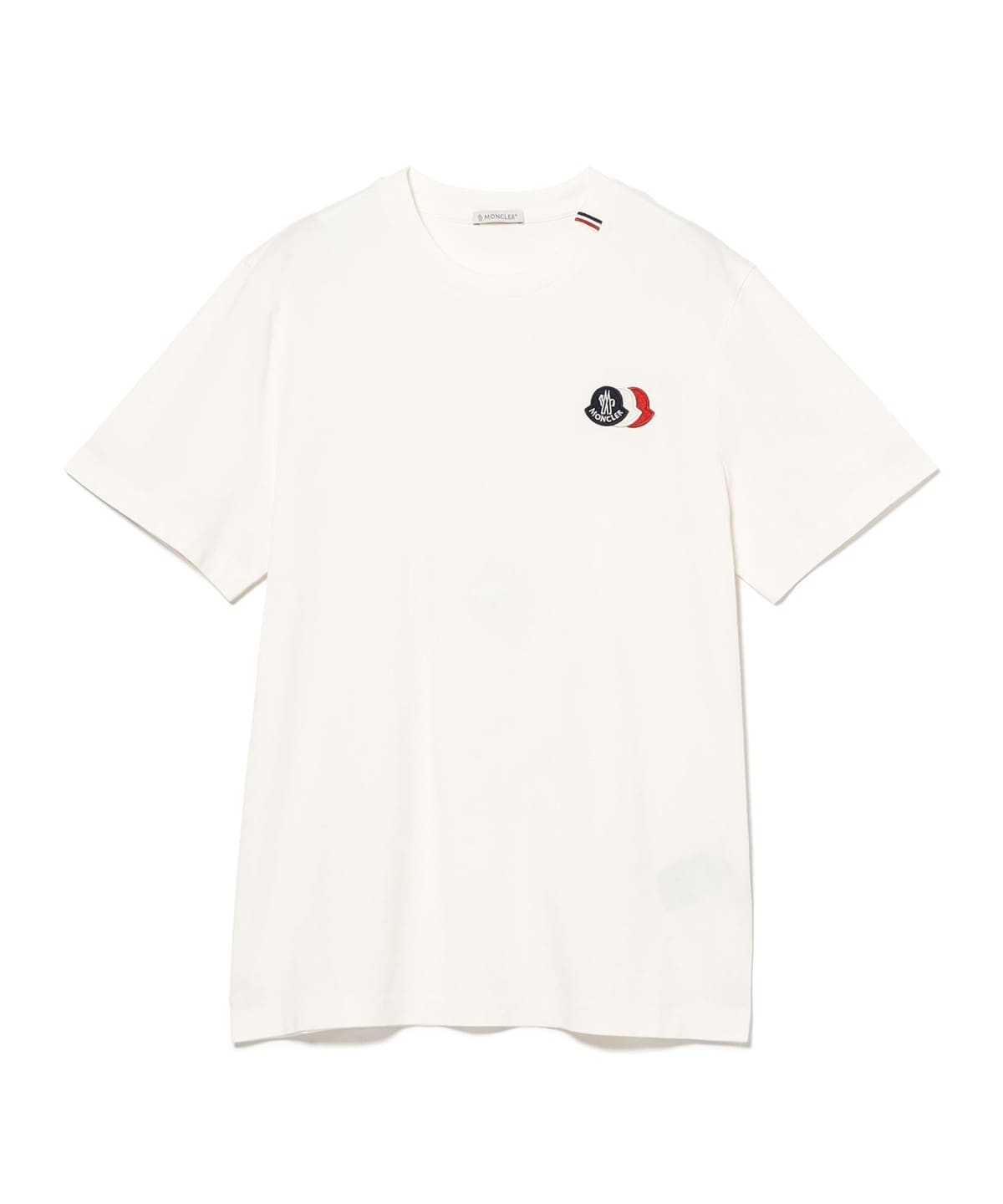 BEAMS F（ビームスF）MONCLER / トリコロールロゴ Tシャツ（Tシャツ