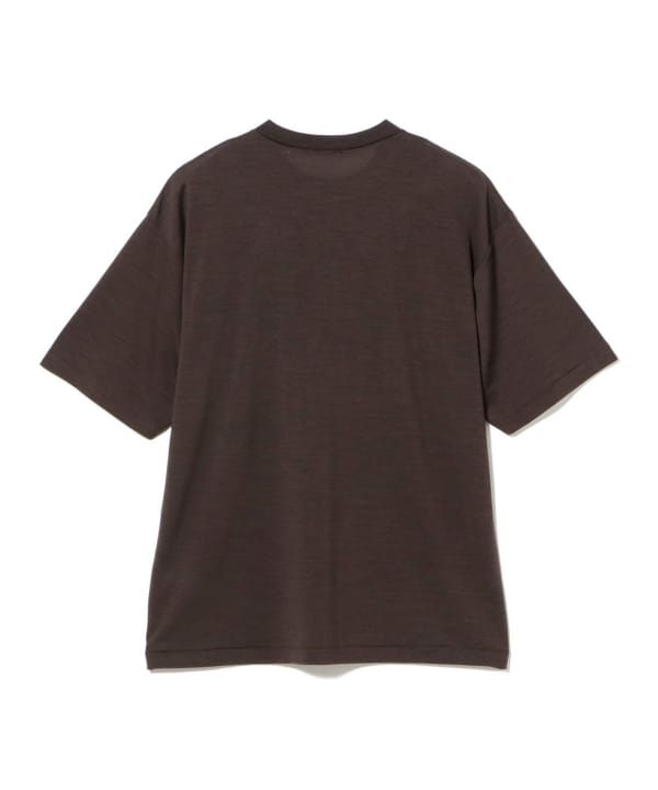ウール ショートスリーブ クルーネック Tシャツ