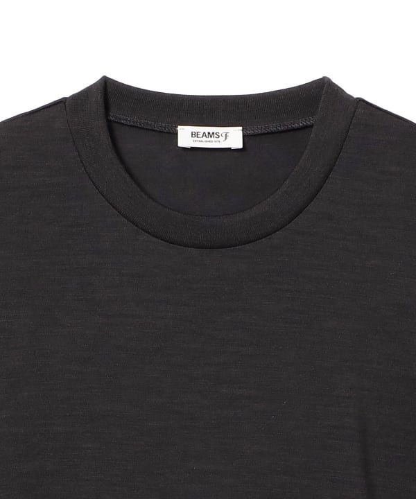 ウール ショートスリーブ クルーネック Tシャツ