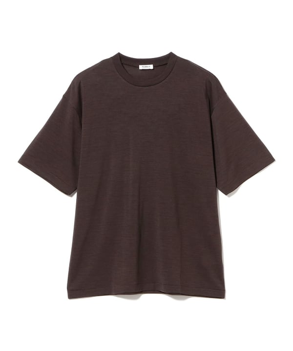 ウール ショートスリーブ クルーネック Tシャツ