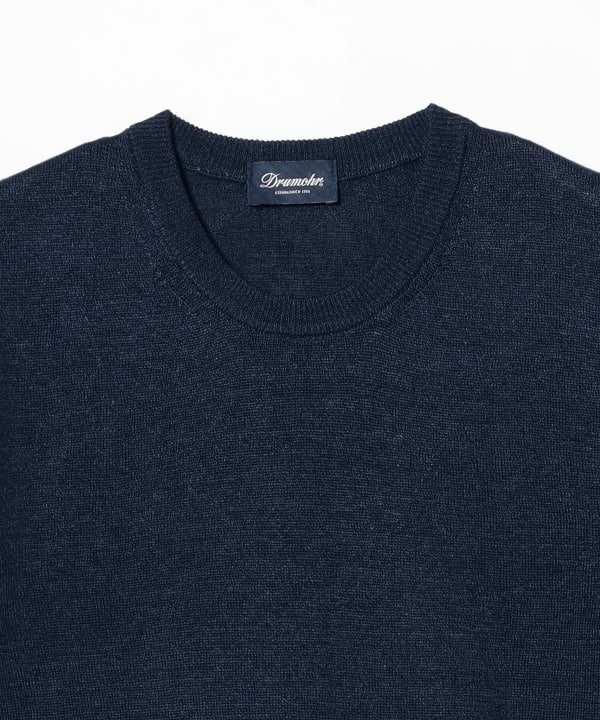 BEAMS F（ビームスF）DRUMOHR / リネンコットン クルーネック