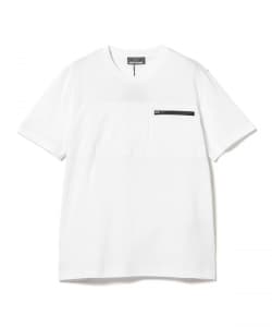 HERNO / コットン ジップポケット クルーネック Tシャツ