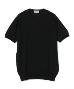 JOHN SMEDLEY / HILCOTE ウールコットン クルーネックニット