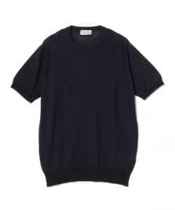 JOHN SMEDLEY / HILCOTE ウールコットン クルーネックニット