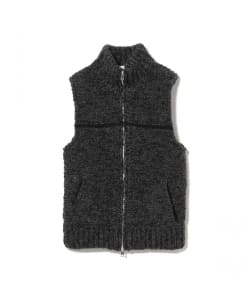 【別注】BAFY / ウールアルパカ ジップ ベスト
