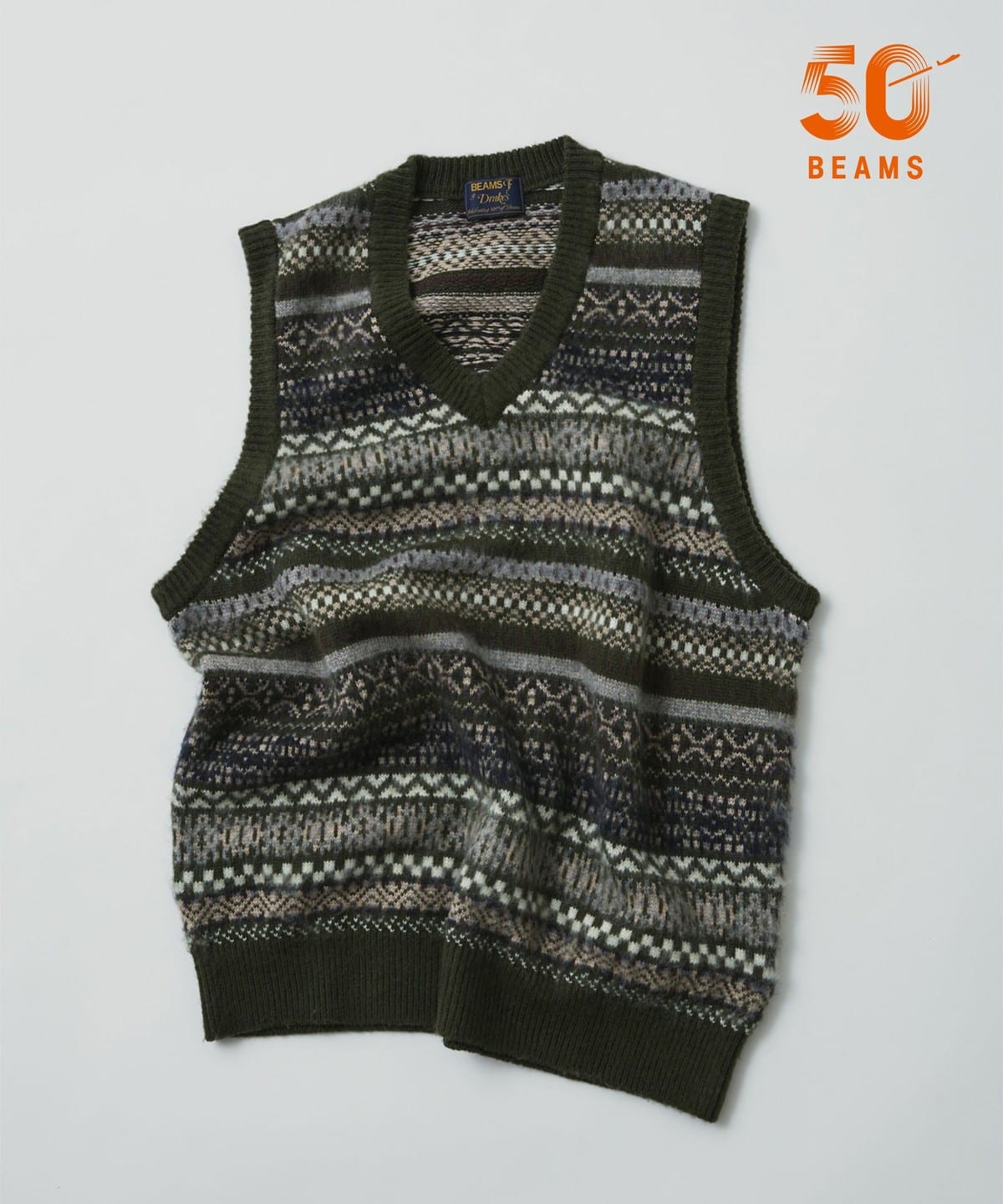 BEAMS F（ビームスF）【別注】Drake's × BEAMS F / カシミヤシルク