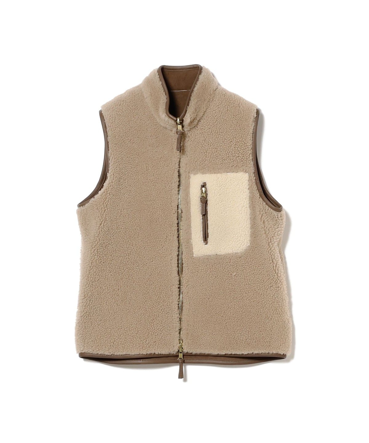 BEAMS F (BEAMS F)【Special order】CINQUANTA / Mouton Reversible Vest (Tops  Best) | BEAMS