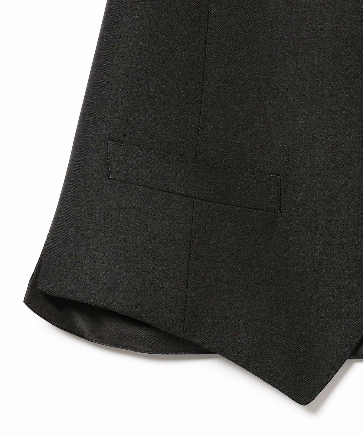 BEAMS F（ビームスF）CANONICO 5ボタン ブラック ジレ（トップス