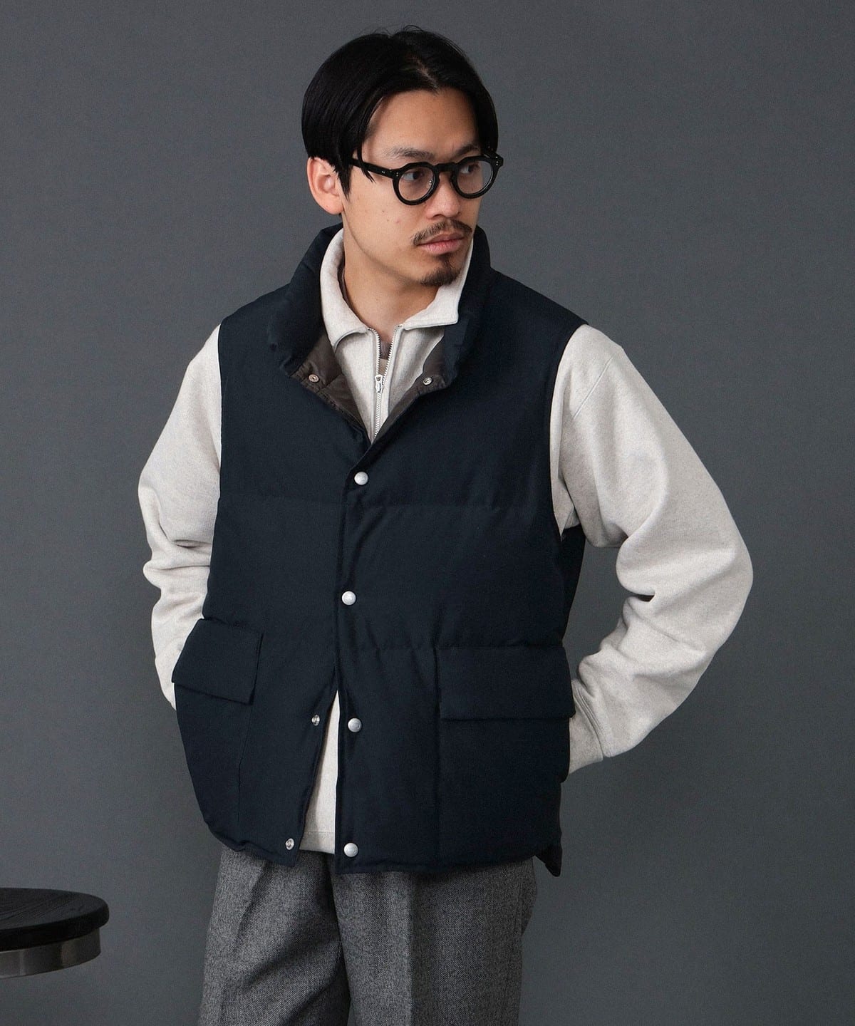 BEAMS F（ビームスF）【別注】WOOLRICH / コットンナイロン ダウンベスト（トップス ベスト）通販｜BEAMS