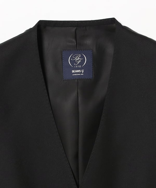 BEAMS F(ビームスF)BEAMS F EXCLUSIVE FABRIC ウール ブラック BEAMS F(ビームスF)BEAMS F EXCLUSIVE FABRIC ウール ブラック