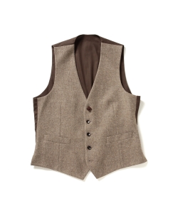 ▲LARDINI / ツイード ジレ