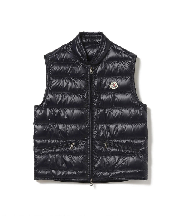 BEAMS F（ビームスF）MONCLER / GUI ナイロン ダウンベスト