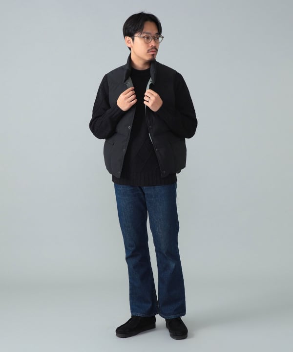 WOOLRICH ダウンベスト美品 ブラック BEAMS F BEAMS F（ビームスF）【別注】WOOLRICH / ダウンベスト