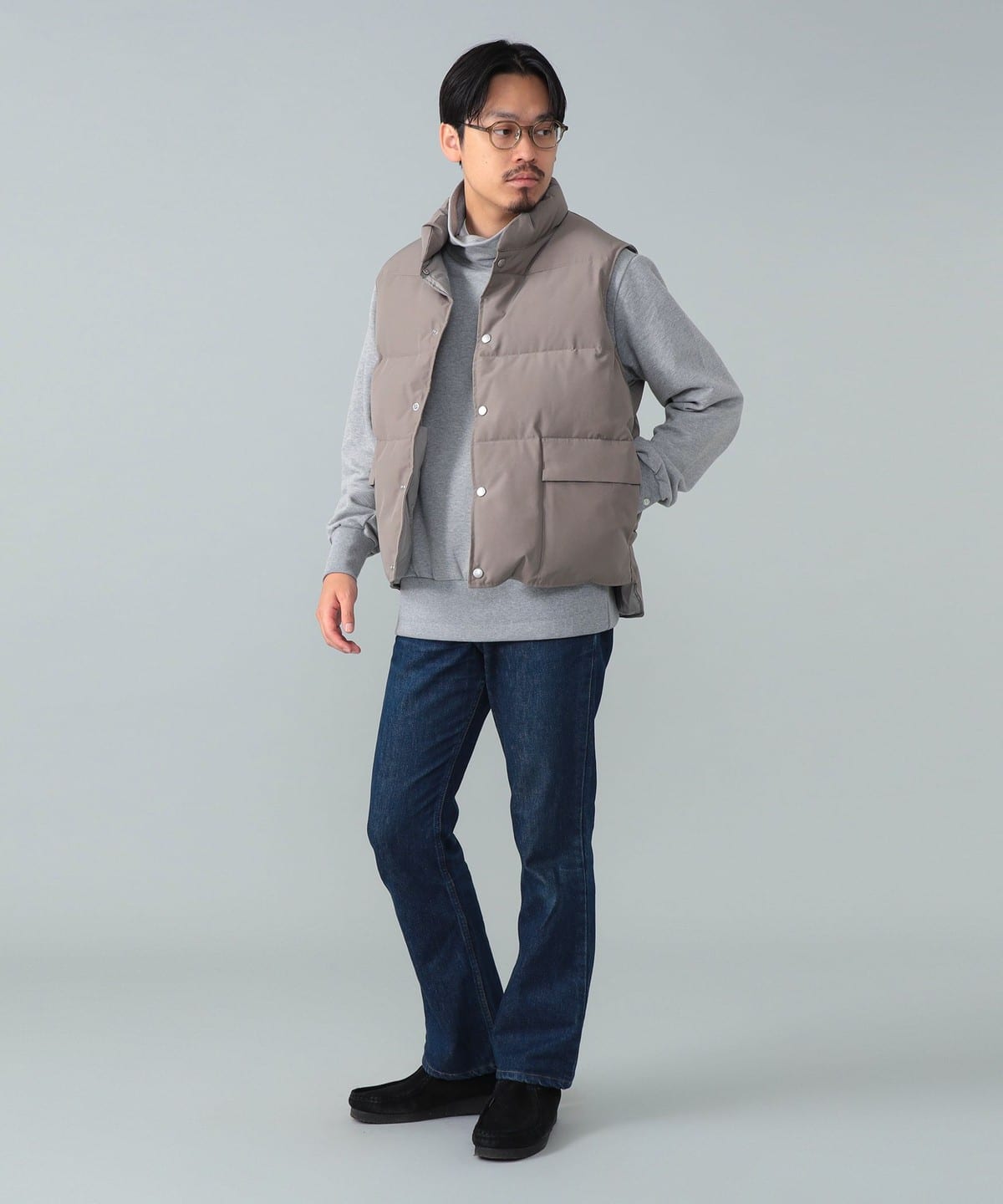 BEAMS F（ビームスF）【別注】WOOLRICH / ダウンベスト（ブルゾン
