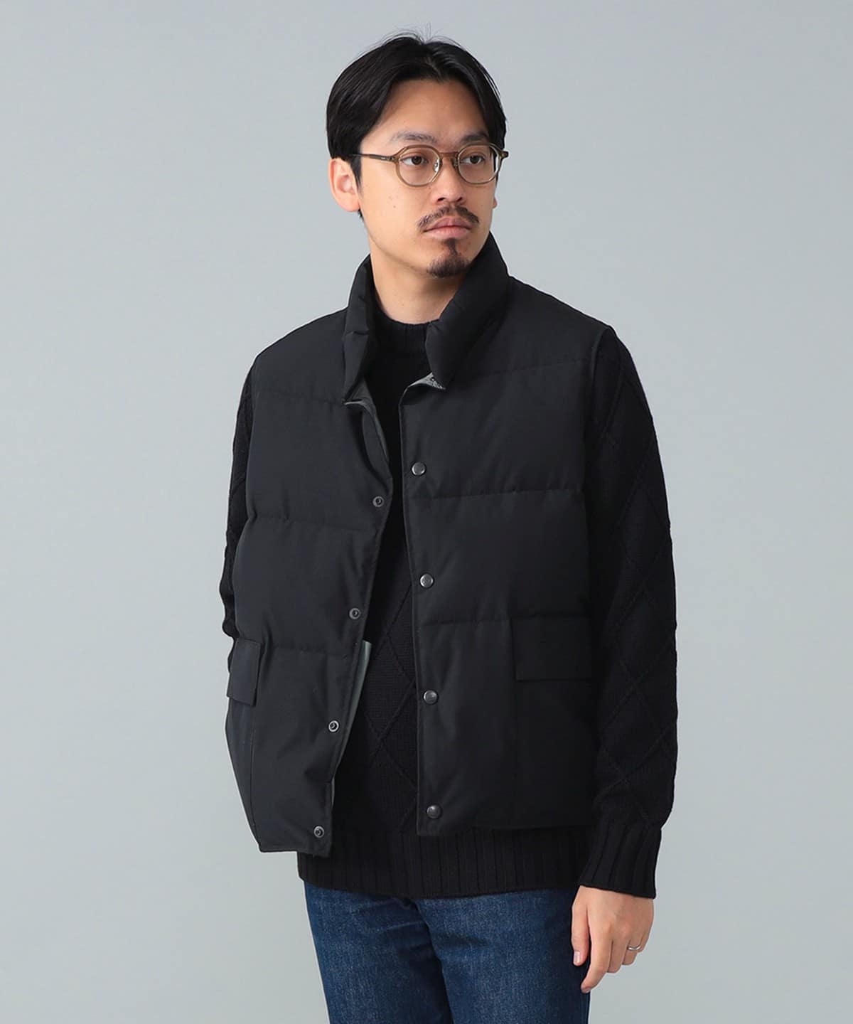 BEAMS F（ビームスF）【別注】WOOLRICH / ダウンベスト（ブルゾン