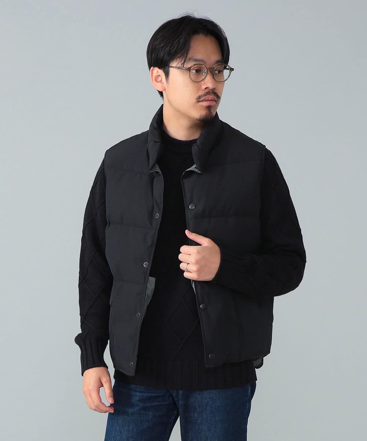 BEAMS F（ビームスF）【別注】WOOLRICH / ダウンベスト（ブルゾン