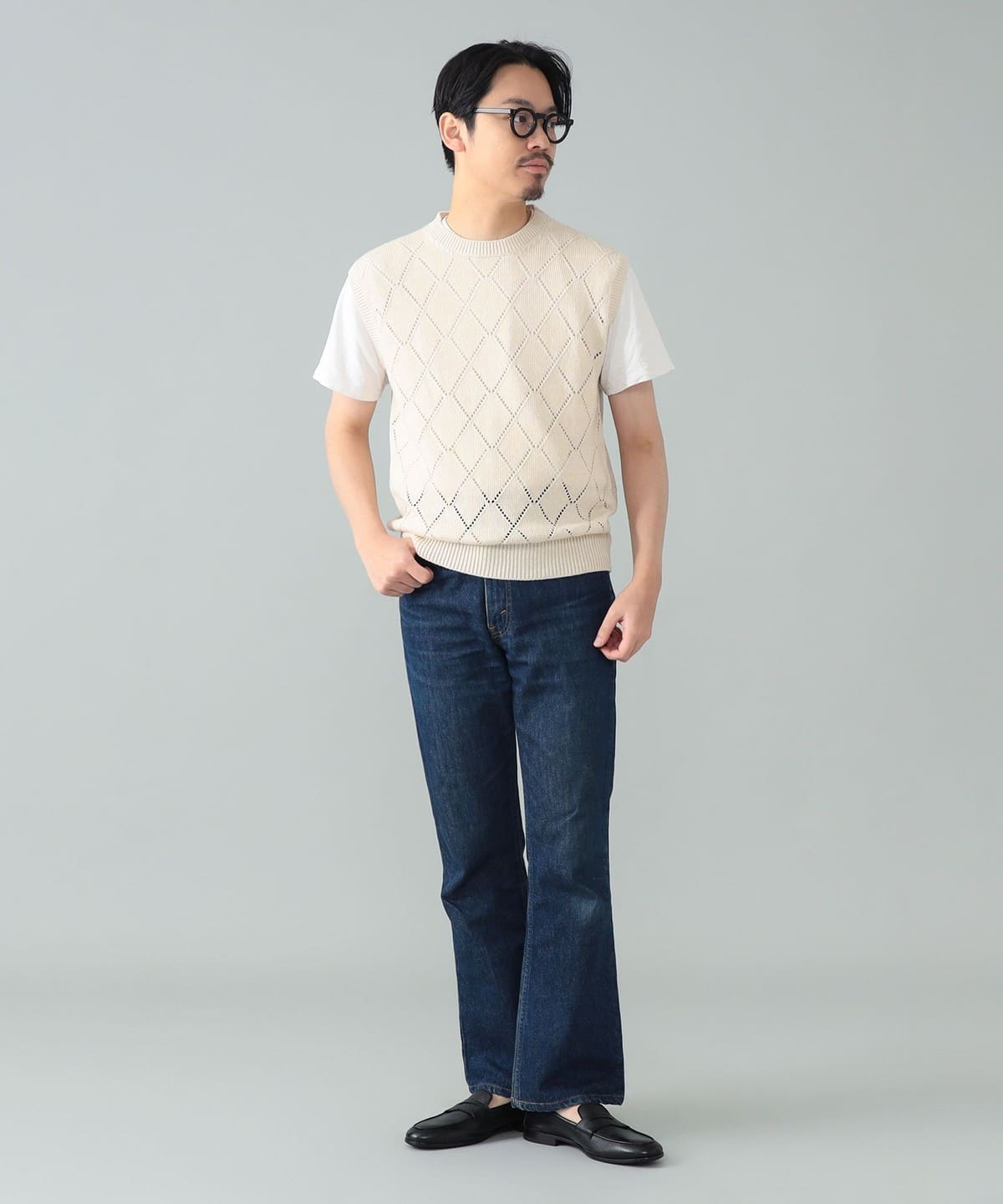 BEAMS F（ビームスF）【別注】BAFY / リネンコットン ジャカード
