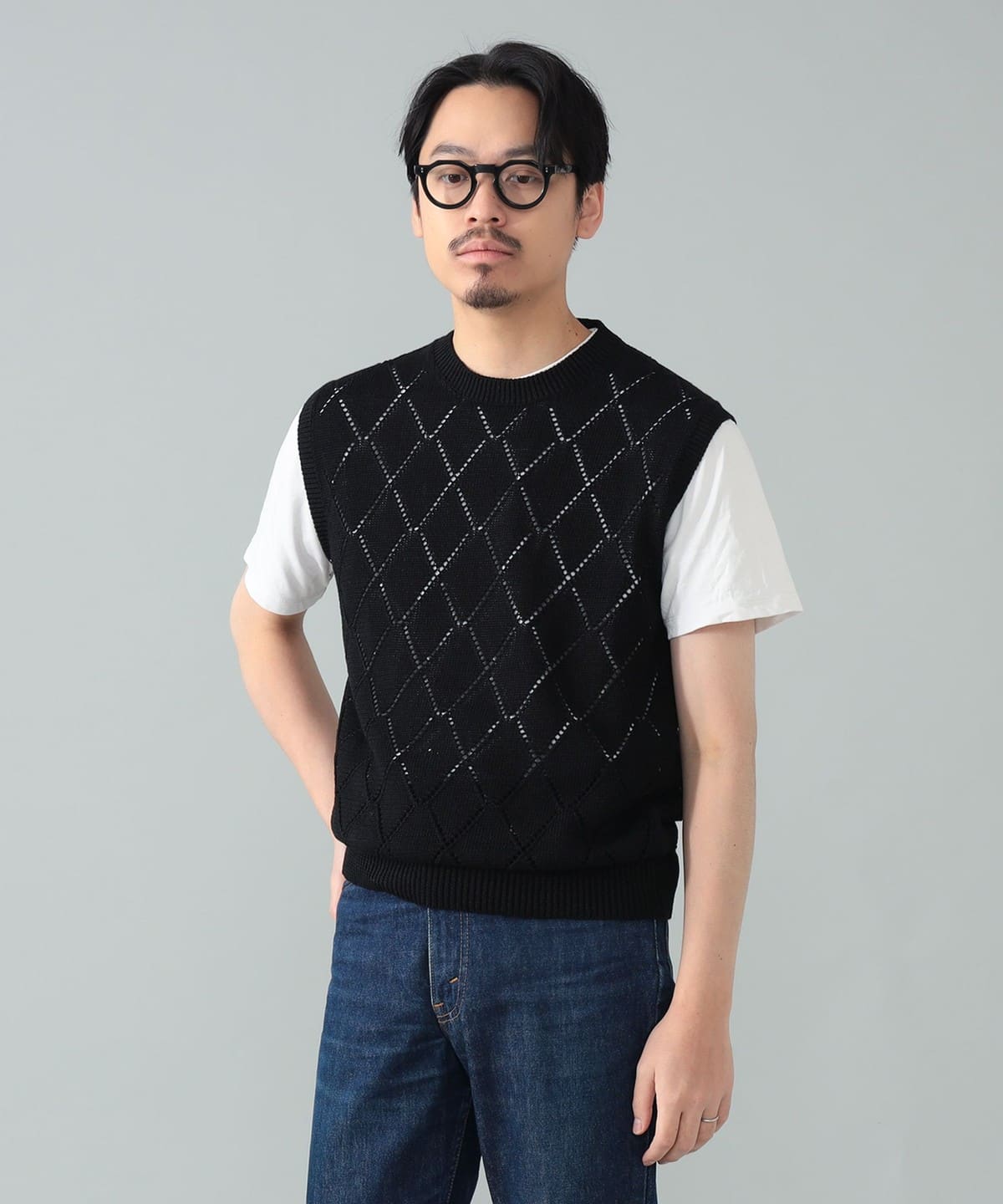 BEAMS F（ビームスF）【別注】BAFY / リネンコットン ジャカード
