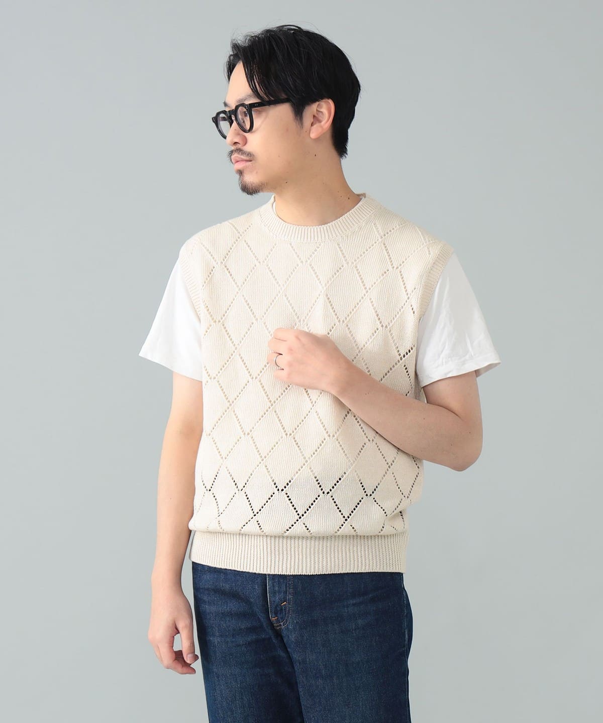 BEAMS F（ビームスF）【別注】BAFY / リネンコットン ジャカード