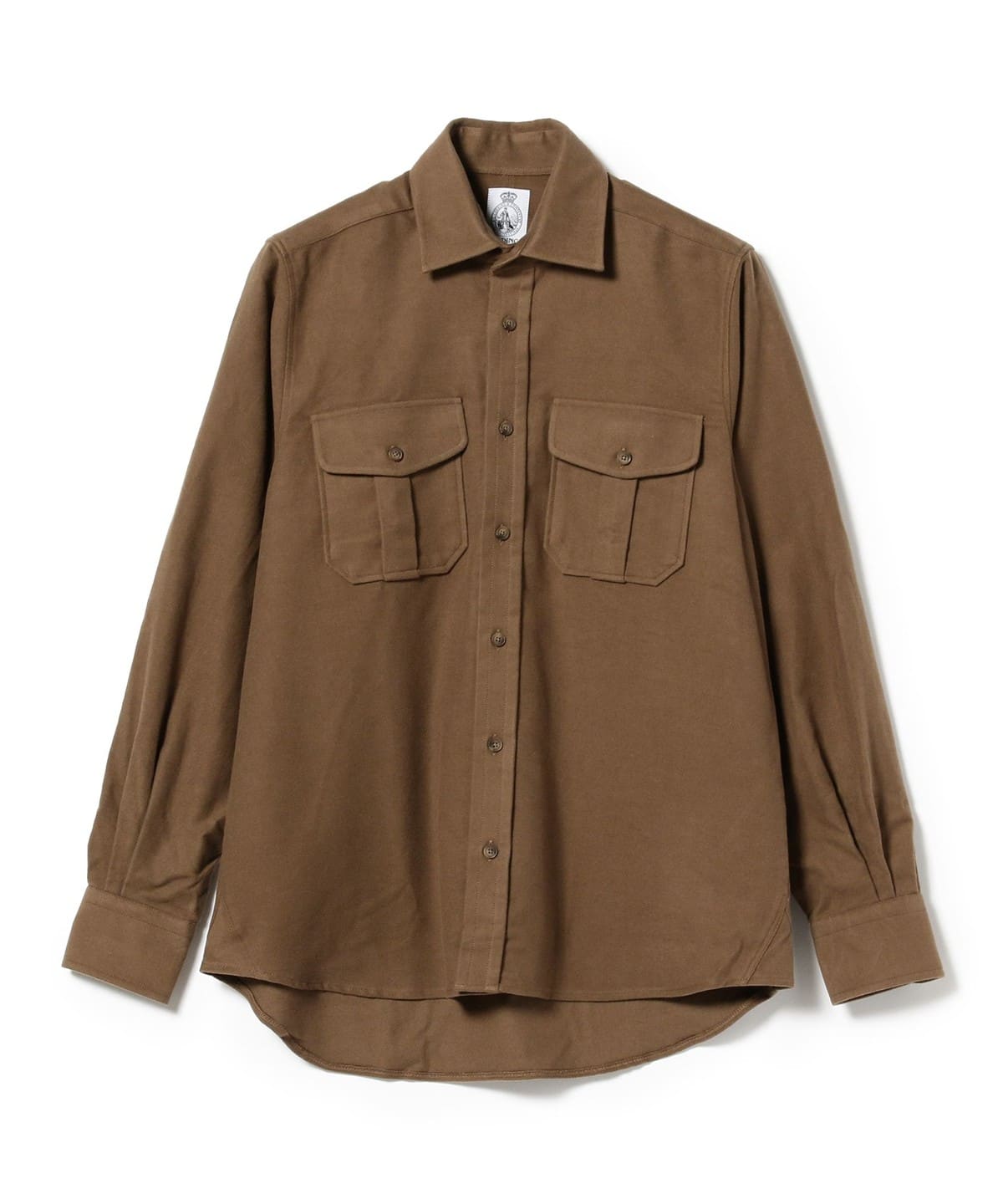【別注】CORDINGS コーディングス / モールスキン シャツ シャツ・ブラウス MEN BROWN/103 15 【別注】CORDINGS コーディングス / モールスキン シャツ シャツ・ブラウス MEN BROWN/103 15
