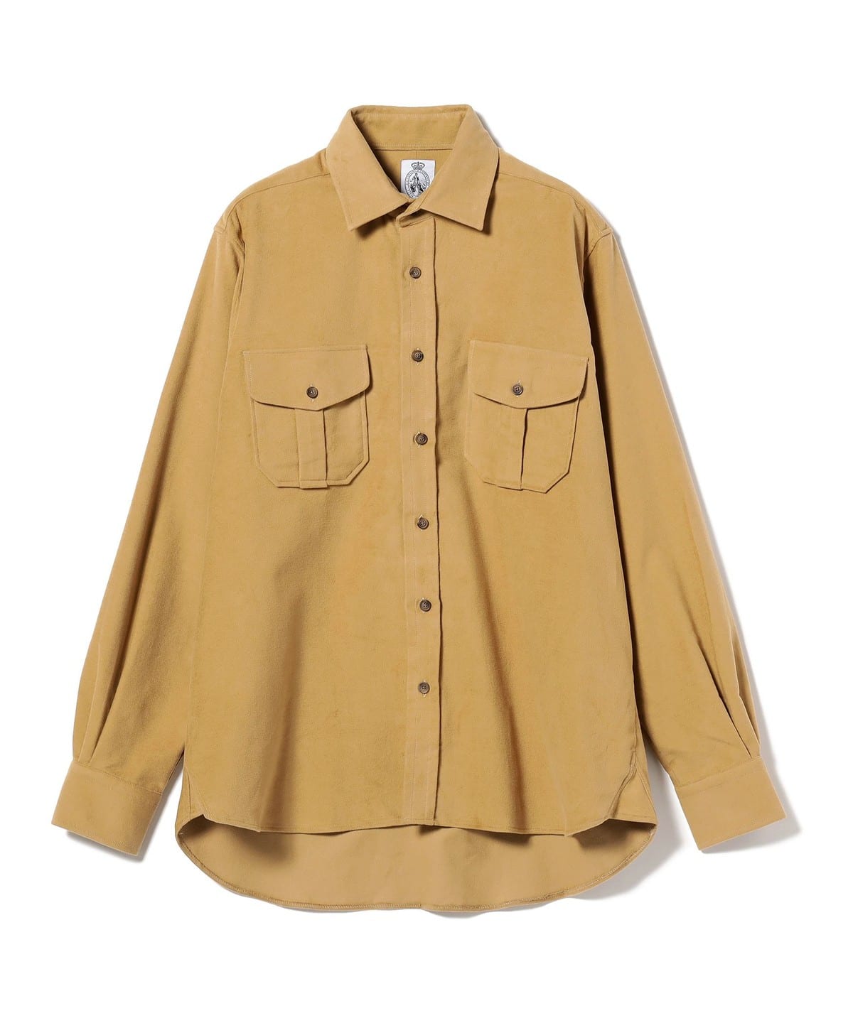 【別注】CORDINGS コーディングス / モールスキン シャツ シャツ・ブラウス MEN CAMEL/207 15.5 【別注】CORDINGS コーディングス / モールスキン シャツ シャツ・ブラウス MEN CAMEL/207 15.5
