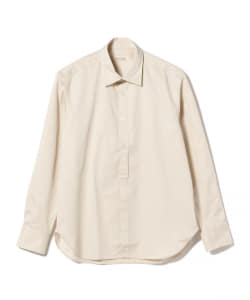 ▲Ateliers Gauthier × BEAMS F / 別注 ポプリン オープンフロント シャツ