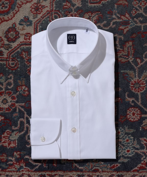 9600円 非売品 正規品 BEAMS F オックスフォード シャンブレー タブカラーシャツ 39 シャツ